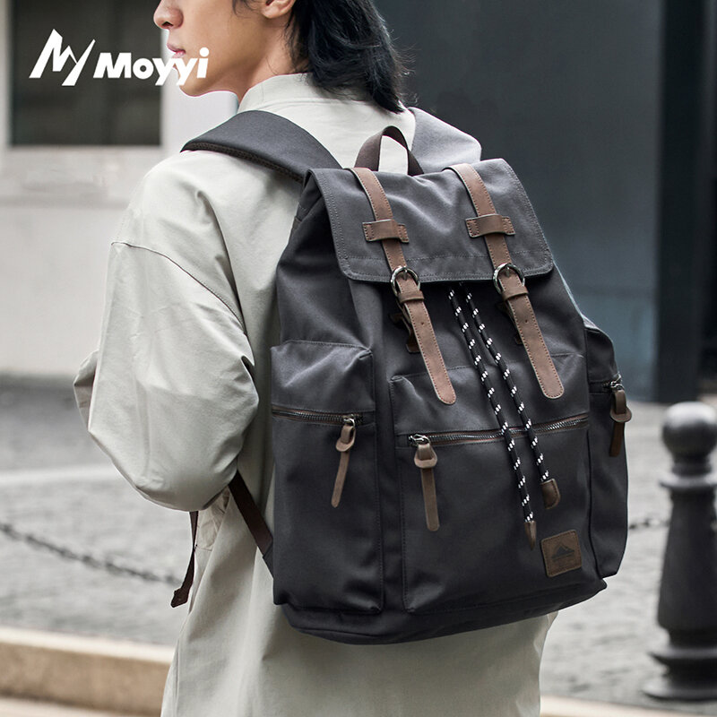 Laptop Bag Waterproof - Plecak MOYYI 27L z dużą klapką