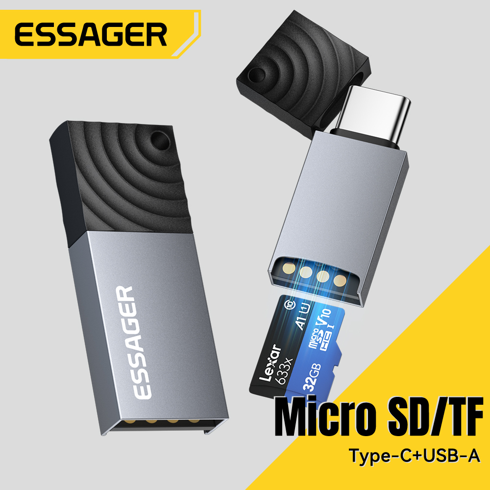 Laptop Accessories And Gadgets - Essager 2 w 1 Czytnik kart