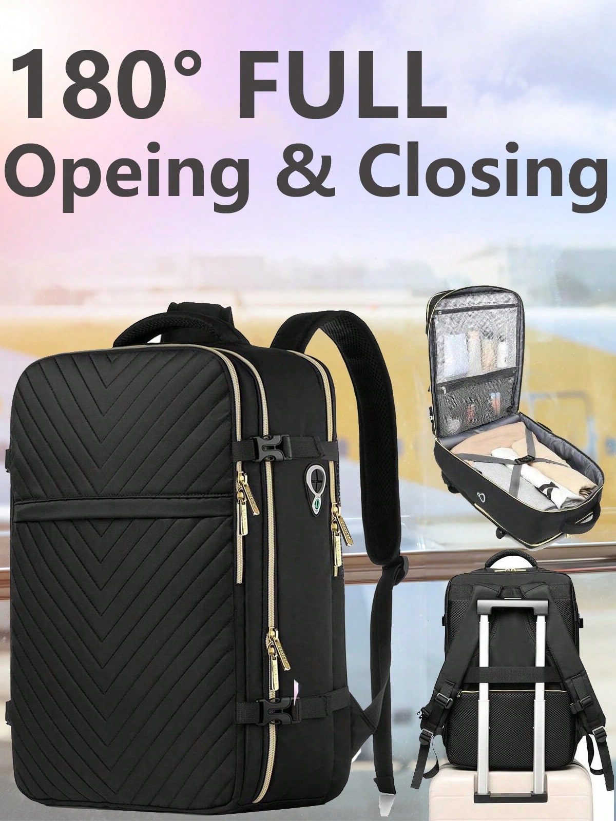 Duży plecak podróżny do noszen – Laptop Bag Waterproof recenzja i cena