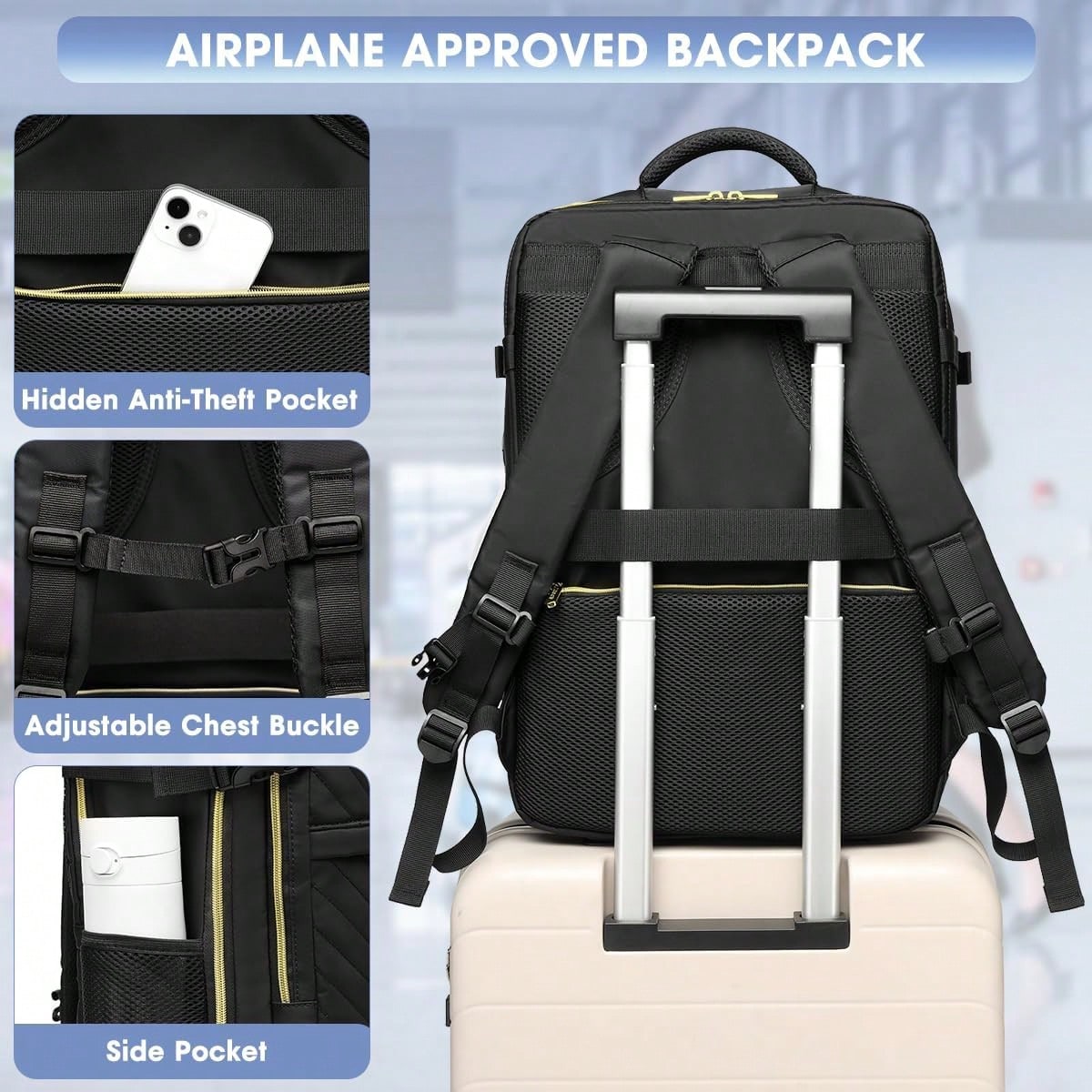 Duży plecak podróżny do noszen – Laptop Bag Waterproof recenzja i cena