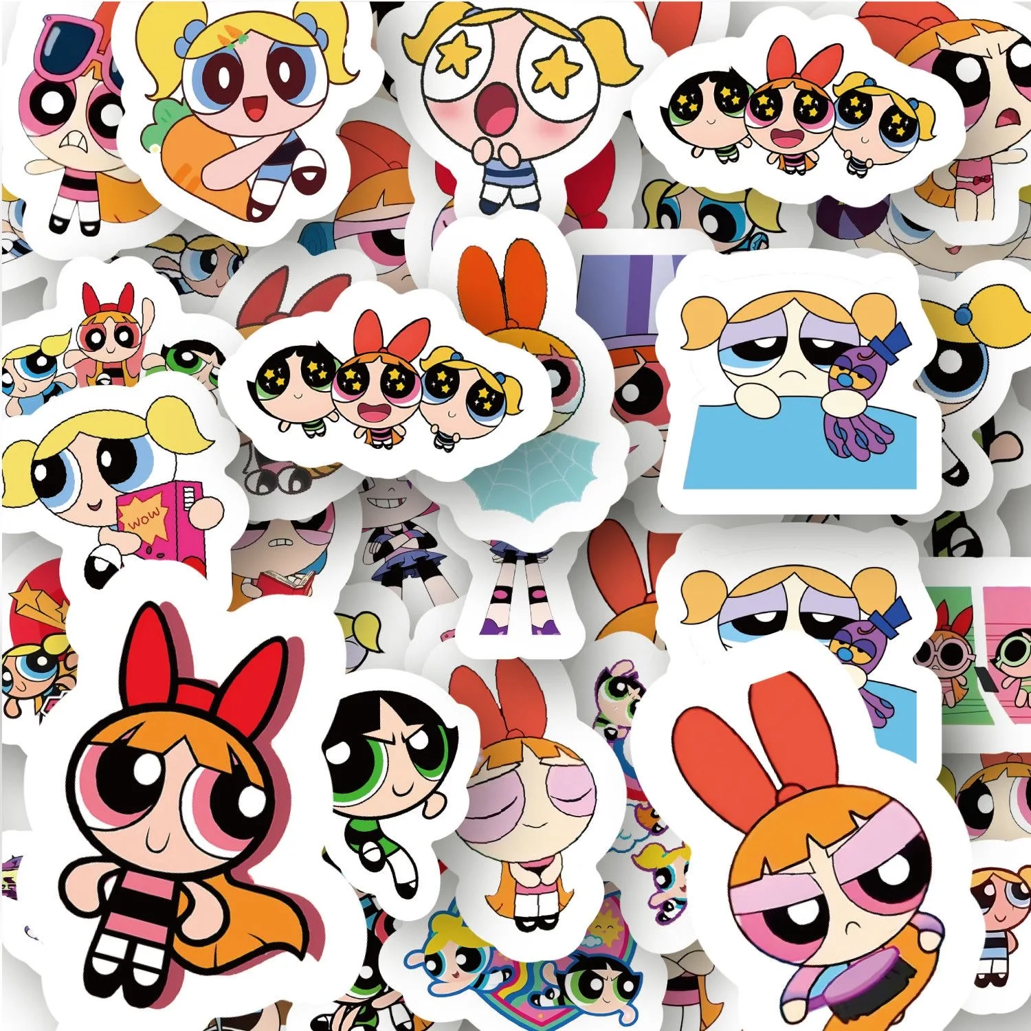 100 szt. Naklejek Powerpuff Gi – Laptop Bag Waterproof recenzja i cena