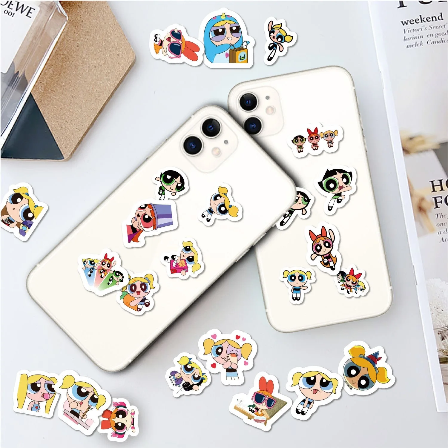 100 szt. Naklejek Powerpuff Gi – Laptop Bag Waterproof recenzja i cena