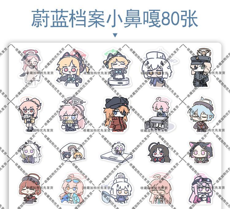 80 szt. Naklejek Anime Blue Ar – Laptop Accessories Diy recenzja i cena