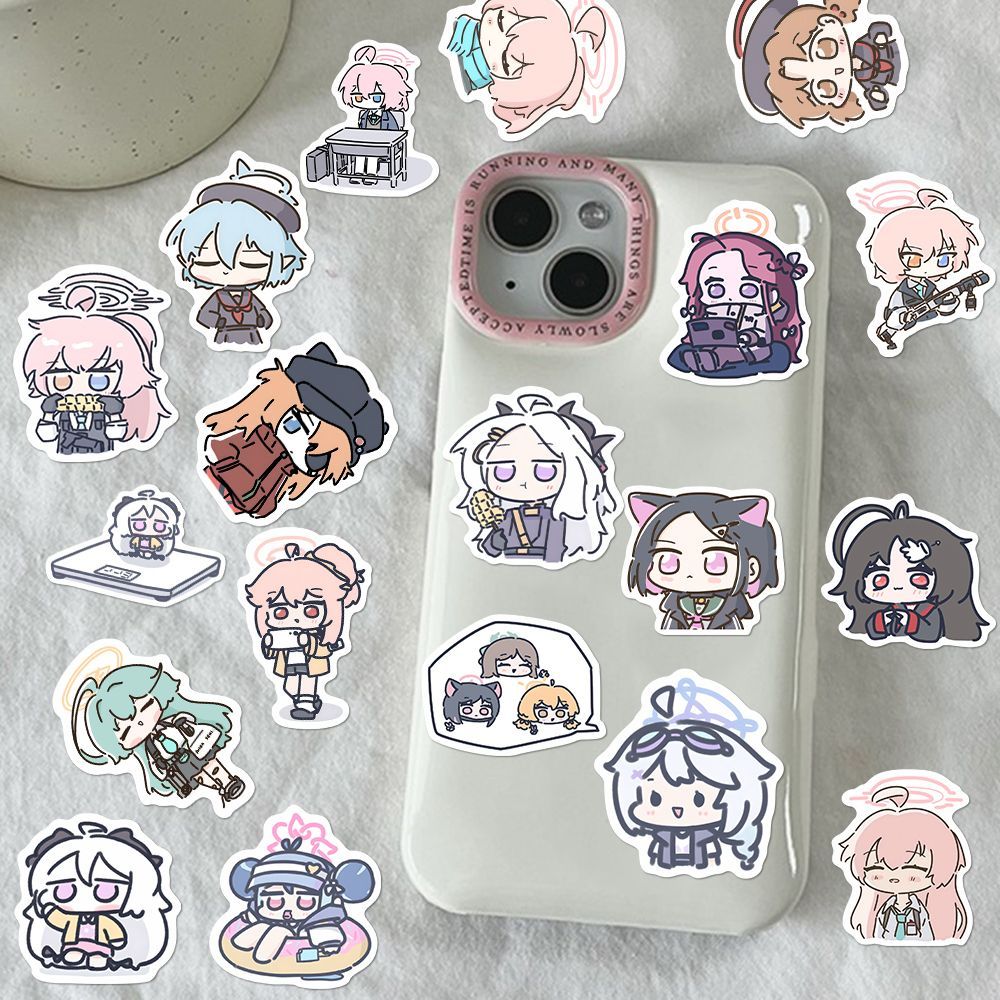 80 szt. Naklejek Anime Blue Ar – Laptop Accessories Diy recenzja i cena