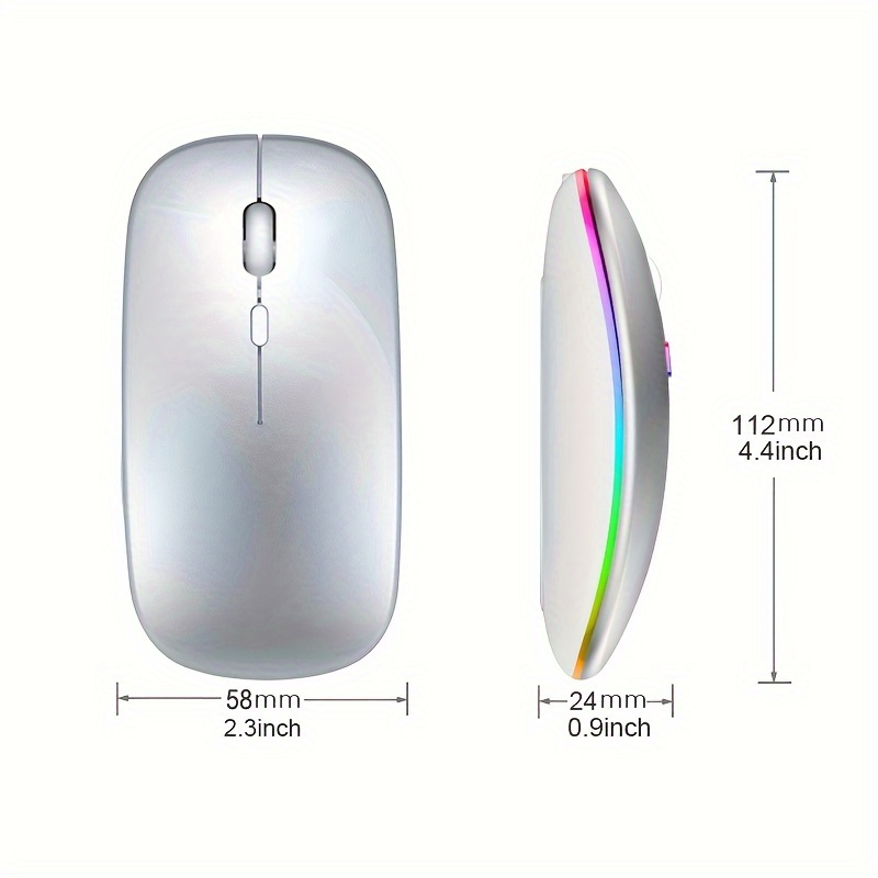 Mysz bezprzewodowa RGB, ładowa – Laptop External Accessories recenzja i cena