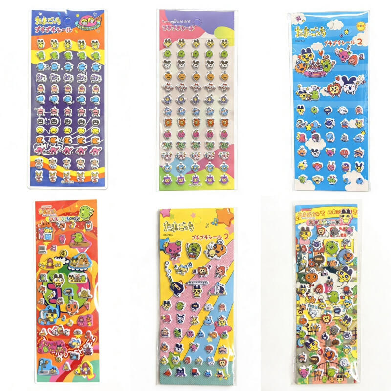 6 szt. Naklejki Tamagotchi z k – Laptop Accessories Diy recenzja i cena