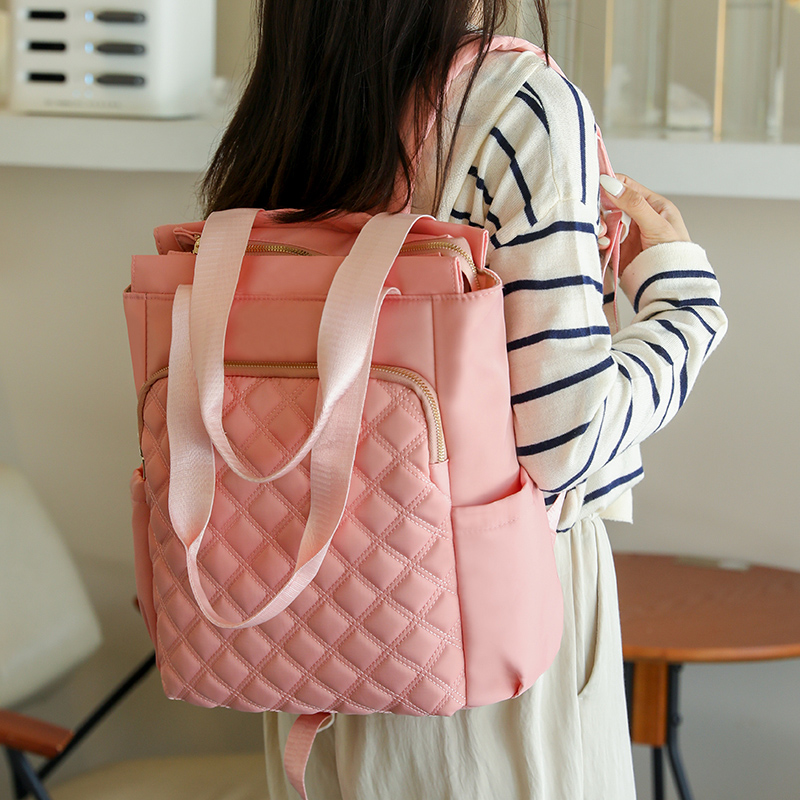 Modny plecak w kratę damski wo – Laptop Bag Waterproof recenzja i cena