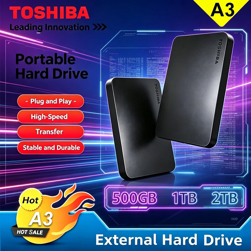 Toshiba A3 Canvio Basics USB 3 – Laptop External Accessories recenzja i cena