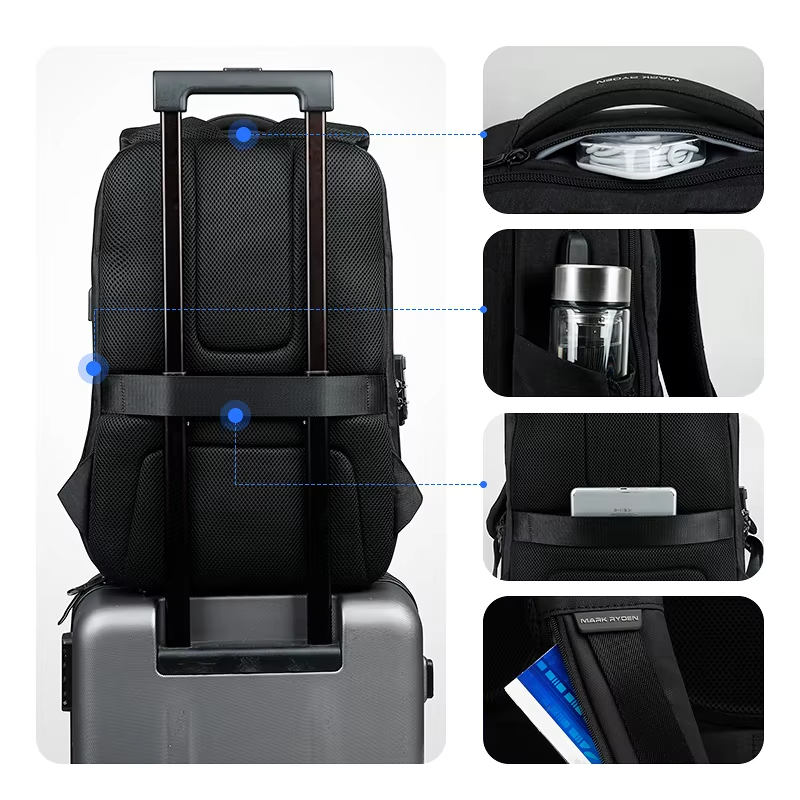 Mark Ryden Męski Plecak Biznes – Laptop Bag Waterproof recenzja i cena