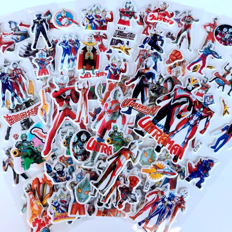 10 szt. Naklejki 3D z Ultraman – Laptop Accessories Diy recenzja i cena
