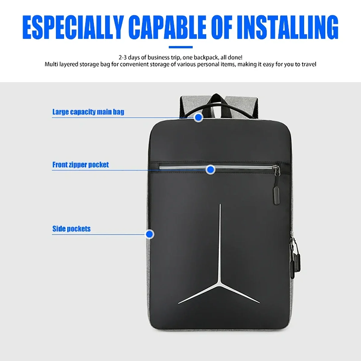 Modny plecak na laptopa z twar – Laptop Bag Waterproof recenzja i cena